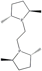 (+)-1,2-双((2R,5R)-2,5-二乙磷酰亚基)苯结构式