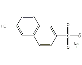 2-萘酚-6-磺酸钠盐结构式