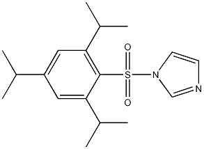 2,4,6-三异丙基苯磺酰咪唑结构式