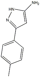 5-氨基-3-(4-甲苯基)吡唑结构式