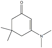 3-(二甲氨基)-5,5-二甲基-2-环己烯-1-酮结构式
