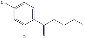2,4-二氯苯戊酮结构式