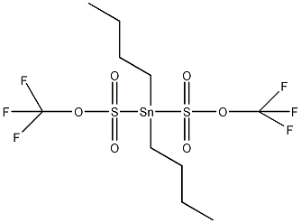 二丁基锡双(三氟甲烷磺酸钠)结构式