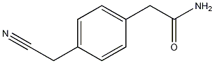2-[4-(氰甲基)苯基]乙酰胺结构式