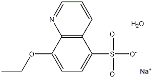 8-乙氧基-5-喹啉磺酸钠盐一水结构式