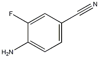 4-氨基-3-氟苯腈结构式