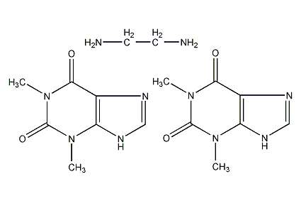 氨茶碱结构式