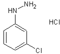 3-氯苯基肼盐酸盐结构式