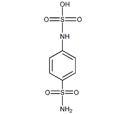 美磺胺结构式