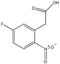 5-氟-2-硝基苯乙酸结构式
