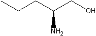 (S)-(+)-2-氨基-1-戊醇结构式