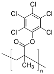 聚(五氯苯丙烯酸酯)结构式
