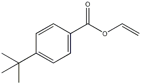 4-叔丁基苯甲酸乙烯酯结构式