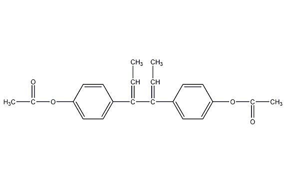 醋酸双烯雌酚结构式