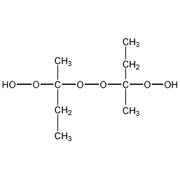过氧二(1-甲基亚丙基) 过氢氧化物结构式
