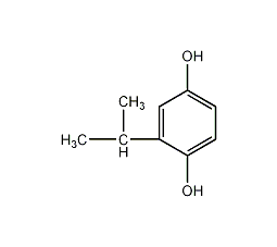 异丙基对苯二酚结构式
