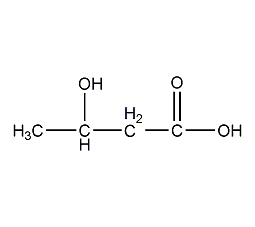 3-羟基丁酸结构式
