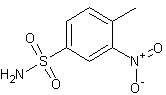4-甲基-3-硝基苯磺酰胺结构式