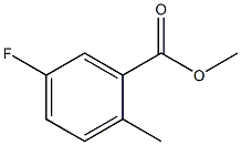 5-氟-2-甲基苯甲酸甲酯结构式