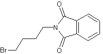 N-(4-溴丁基)邻苯二甲酰亚胺结构式