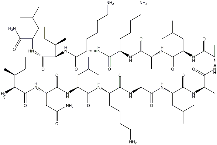 肥大脱粒肽结构式
