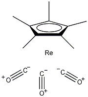 三羰基五甲基环戊二烯基铼结构式