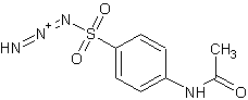 4-乙酰胺基叠氮苯磺酰结构式