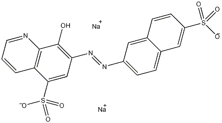 5-Quinolinesulfonic acid,8-hydroxy-7-[(6-sulfo-2-naphthalenyl)azo]-disodium salt