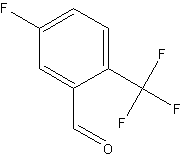 5-氟-2-(三氟甲基)苯甲醛结构式