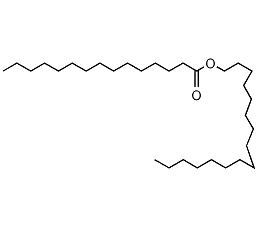 十五烷酸十六烷基酯结构式