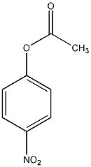 对硝基苯基乙酸酯结构式