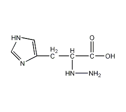 D(+)-α-肼基组氨酸盐酸盐结构式