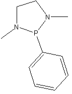 1,3-二甲基-2-苯基-2-磷杂咪唑烷结构式