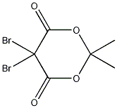 5,5-二溴丙二酸环亚异丙酯结构式