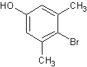4-溴-3,5-二甲基苯酚结构式