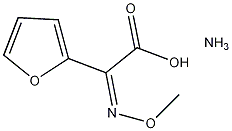 甲氧亚胺基呋喃乙酸铵盐结构式