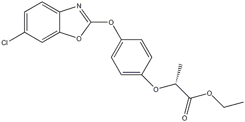 Ethyl (2S)-(+)-2-[4-(6-chlorobenzoxazol-2-yloxy)phenoxy]propanoate