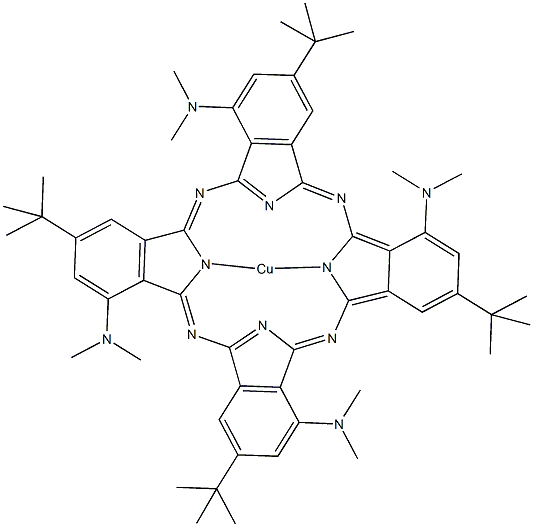 Copper(II) 3,10,17,24-tetra-tert-butyl-1,8,15,22-tetrakis(dimethylamino)-29H,31H-phthalocyanine