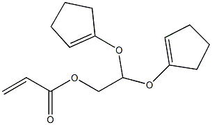 乙二醇二环戊烯基醚丙烯酸结构式
