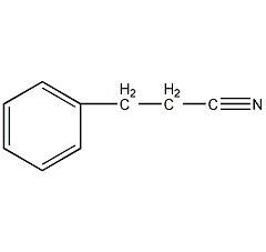 3-苯基丙腈结构式