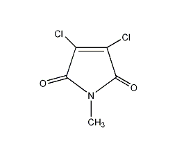 2,3-二氯-N-甲基马来酰亚胺结构式