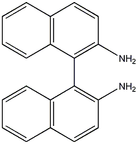 (R)-(+)-1,1'-联-2-萘胺结构式