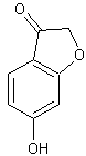 6-羟基-2H-苯并呋喃-3-酮结构式