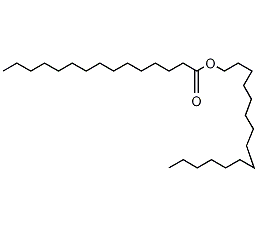 十五烷酸十五烷基酯结构式