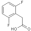 2,6-二氟苯乙酸结构式