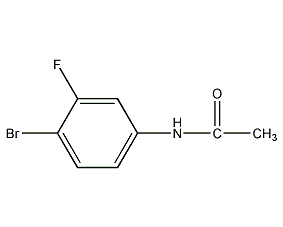 4'-溴-3'-氟乙酰苯胺结构式