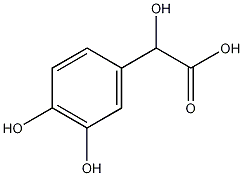 DL-3,4-二羟基苯乙醇酸结构式