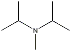 N,N-二异丙基甲胺结构式