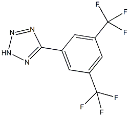 5-[3,5-双(三氟甲基)苯]四唑结构式
