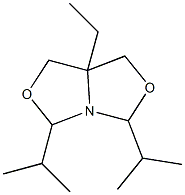 7A-乙基二氢-3,5-双(1-甲乙基)-1H,3H,5H-恶唑并[3,4-C]恶唑结构式